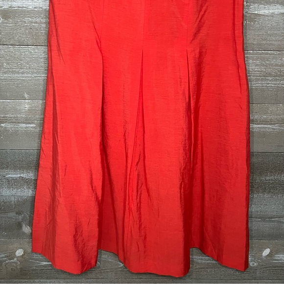 Coldwater Creek | Dark Orange Textured A-Line Dress Size 16 NWT - Picture 7 of 9